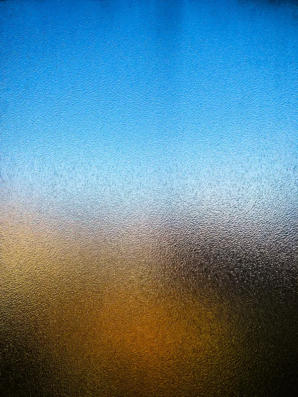 Textura de vidrio, detalle (imagen ilustrativa)